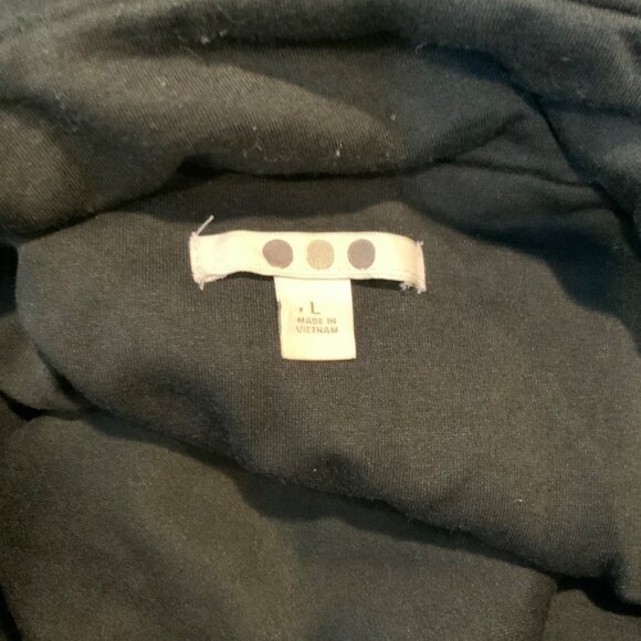 Three Dots Black Quilted Step Hem Knit Zip-Up Jacket, Size XL, NWT!  Size XL - Picture 5 of 5